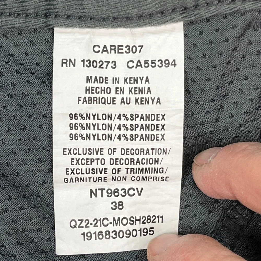 Wrangler All Terrain Gear Shorts Men 38 9 Black Cargo Flat Front Performance ATG - Picture 6 of 9